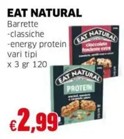 Mercati Alimentari Eat Natural barrette classiche energy protein offerta
