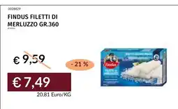 Prezzemolo e Vitale Findus filetti di merluzzo offerta