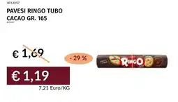 Prezzemolo e Vitale Pavesi Ringo tubo cacao offerta