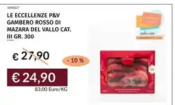 Prezzemolo e Vitale Gambero rosso di Mazara del Vallo cat. offerta