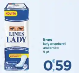 Bravo Casa Lines lady assorbenti anatomico offerta
