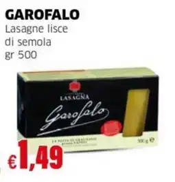 Mercati Alimentari Lasagne lisce di semola Garofalo offerta