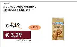 Prezzemolo e Vitale Mulino Bianco Nastrine Integrali offerta