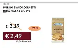 Prezzemolo e Vitale Mulino Bianco Cornetti Integrali offerta
