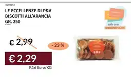 Prezzemolo e Vitale Le eccellenze di P&V biscotti all'arancia offerta