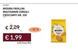 Prezzemolo e Vitale Misura Frollini Multigrain Cereali offerta