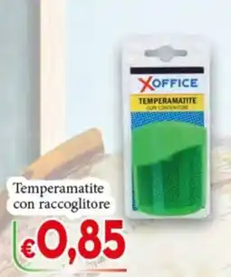 D'Italy Temperamatite Xoffice con contenitore offerta