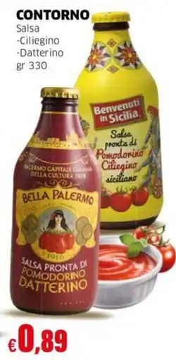 Mercati Alimentari Salsa pronta di pomodorino datterino Bella Palermo offerta
