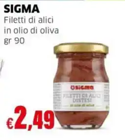 Mercati Alimentari Sigma Filetti di alici offerta