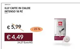 Prezzemolo e Vitale Illy Caffè in Cialde Intenso offerta