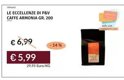Prezzemolo e Vitale Caffè Armonia offerta