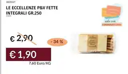 Prezzemolo e Vitale Le eccellenze P&V fette integrali offerta