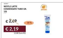 Prezzemolo e Vitale Nestlé latte condensato tubo offerta