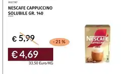 Prezzemolo e Vitale Nescafe cappuccino offerta