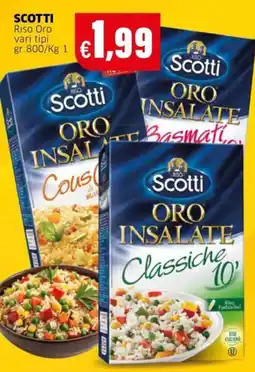 Mercati Alimentari Scotti Riso Oro Insalate Classiche 10' offerta