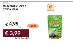 Prezzemolo e Vitale My Dietor cuore di stevia offerta