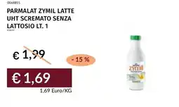 Prezzemolo e Vitale Parmalat Zymil Latte UHT scremato senza lattosio offerta