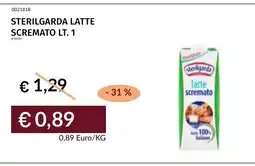 Prezzemolo e Vitale Sterilgarda latte scremato offerta