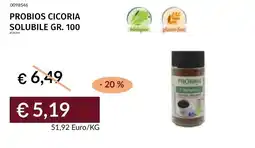 Prezzemolo e Vitale Probios cicoria solubile offerta