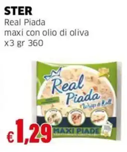 Mercati Alimentari Real Piada maxi con olio di oliva offerta