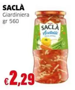 Mercati Alimentari Saclà Giardiniera offerta