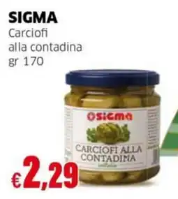 Mercati Alimentari Sigma Carciofi alla contadina offerta
