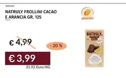 Prezzemolo e Vitale Natruly frollini cacao e arancia offerta