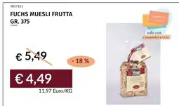 Prezzemolo e Vitale Fuchs Muesli Frutta offerta