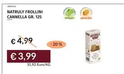 Prezzemolo e Vitale Natruly frollini cannella offerta