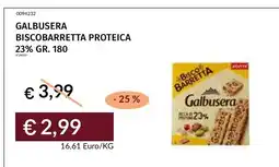 Prezzemolo e Vitale Biscobarretta proteica Galbusera offerta