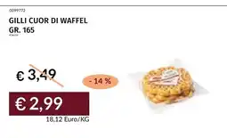 Prezzemolo e Vitale Gilli cuor di waffle offerta