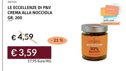 Prezzemolo e Vitale Crema alla nocciola offerta