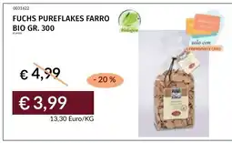 Prezzemolo e Vitale Fuchs Pureflakes Farro Bio offerta