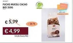 Prezzemolo e Vitale Fuchs Muesli Cacao Bio offerta