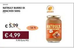 Prezzemolo e Vitale Natruly burro di arachidi offerta