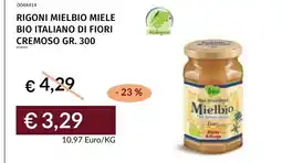 Prezzemolo e Vitale Rigoni Mielbio Miele Bio Italiano di Fiori Cremoso offerta