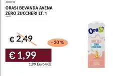 Prezzemolo e Vitale Orasi bevanda avena zero zuccheri offerta