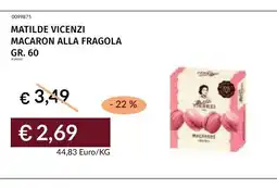 Prezzemolo e Vitale Macaron alla fragola Matilde Vicenzi offerta