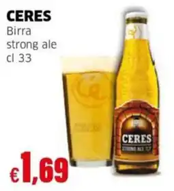 Mercati Alimentari Ceres birra strong ale offerta