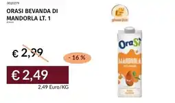 Prezzemolo e Vitale OraSi bevanda di mandorla offerta