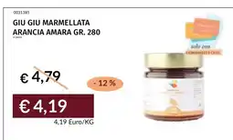 Prezzemolo e Vitale Giu Giu marmellata arancia amara offerta