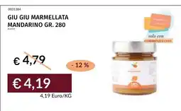 Prezzemolo e Vitale Giu Giu marmellata mandarino offerta