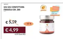 Prezzemolo e Vitale Giu Giu confettura fragola offerta