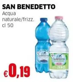 Mercati Alimentari Acqua naturale/frizz. San Benedetto offerta