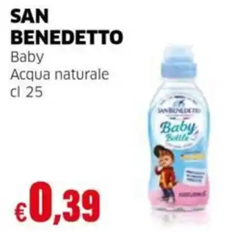 Mercati Alimentari San Benedetto Baby Acqua naturale offerta
