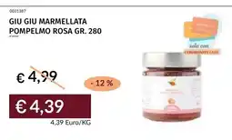 Prezzemolo e Vitale Giu Giu marmellata pompele rosa offerta