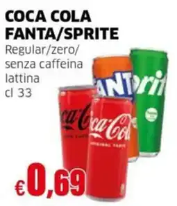 Mercati Alimentari Coca Cola Fanta/Sprite offerta