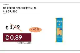 Prezzemolo e Vitale De Cecco Spaghettoni N. offerta