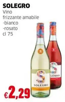 Mercati Alimentari Vino frizzante amabile Solegro offerta