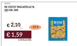 Prezzemolo e Vitale De Cecco tagliatelle n. offerta